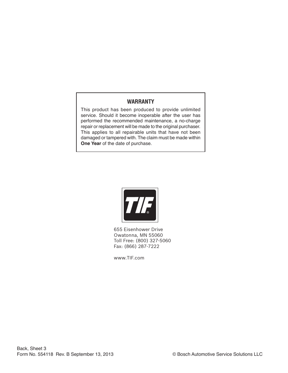 TIF 3340 Professional Differential Thermometer and InfraRed Thermometer User Manual | Page 6 / 6