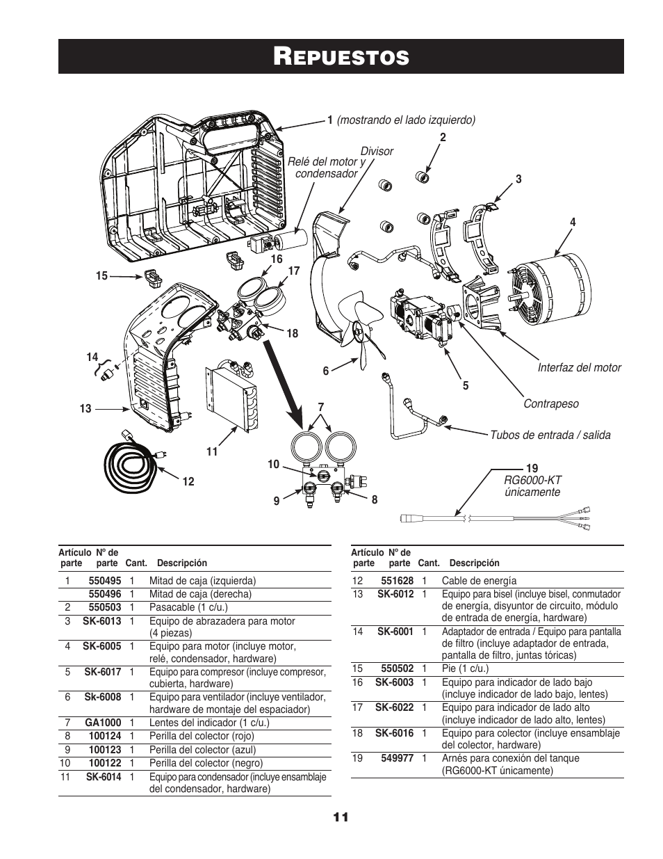 Epuestos | TIF RG6000 Refrigerant Recovery User Manual | Page 11 / 15