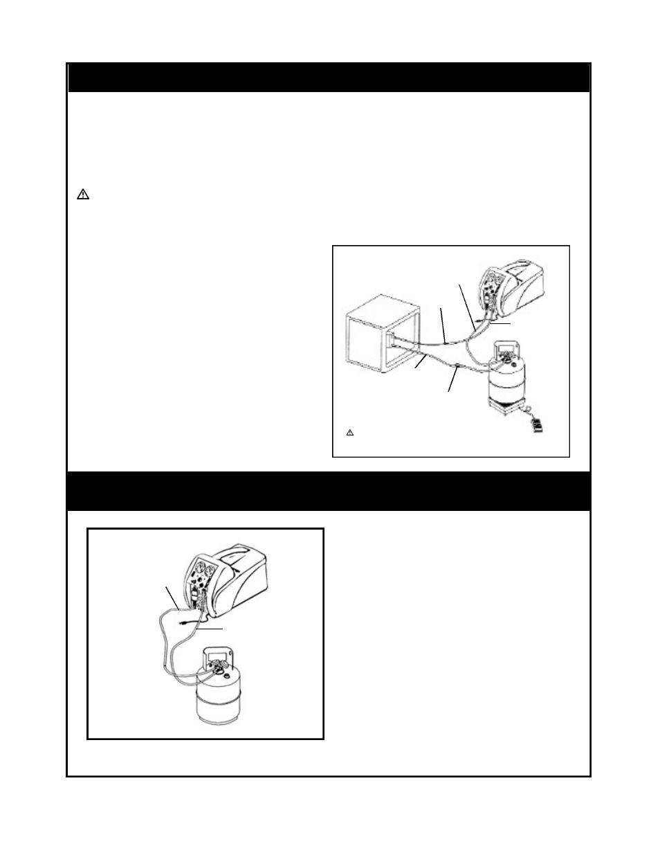 Diagram for “push/pull” method | TIF RG5410A Refrigerant Recovery Machine User Manual | Page 13 / 23