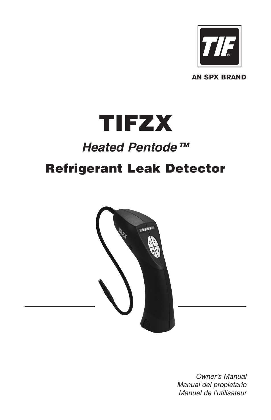 TIF ZX Heated Pentode Refrigerant Detector User Manual | 24 pages
