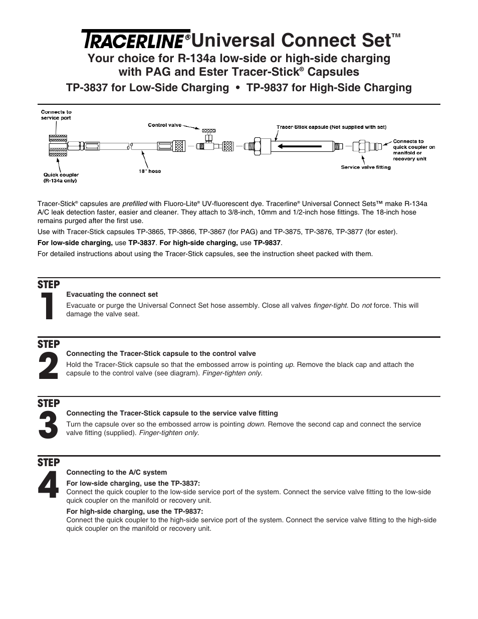 Tracer TP-3837 A95248-2 User Manual | 2 pages