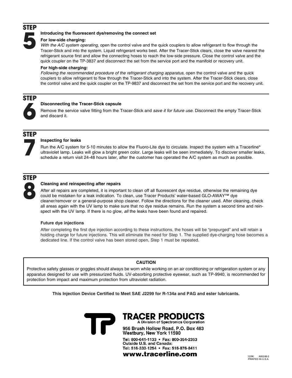 Tracer TP-3837 A95248-2 User Manual | Page 2 / 2