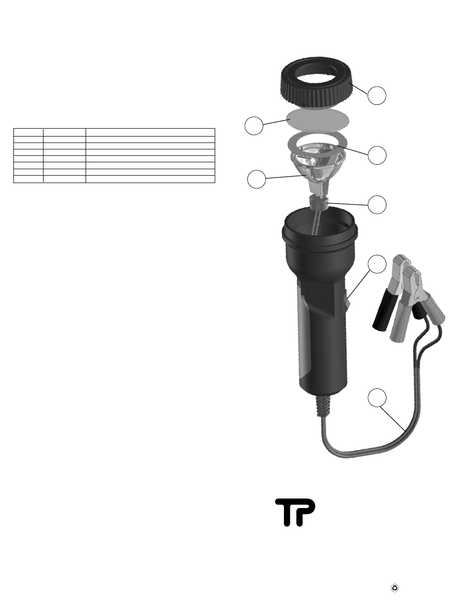 Tracer products | Tracer TP-8200A M-L A02179-2 User Manual | Page 4 / 4