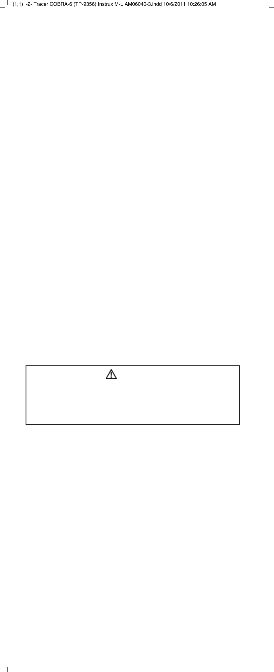 Tracer TP-9356 COBRA-6 M-L AM06040-3 User Manual | Page 3 / 8