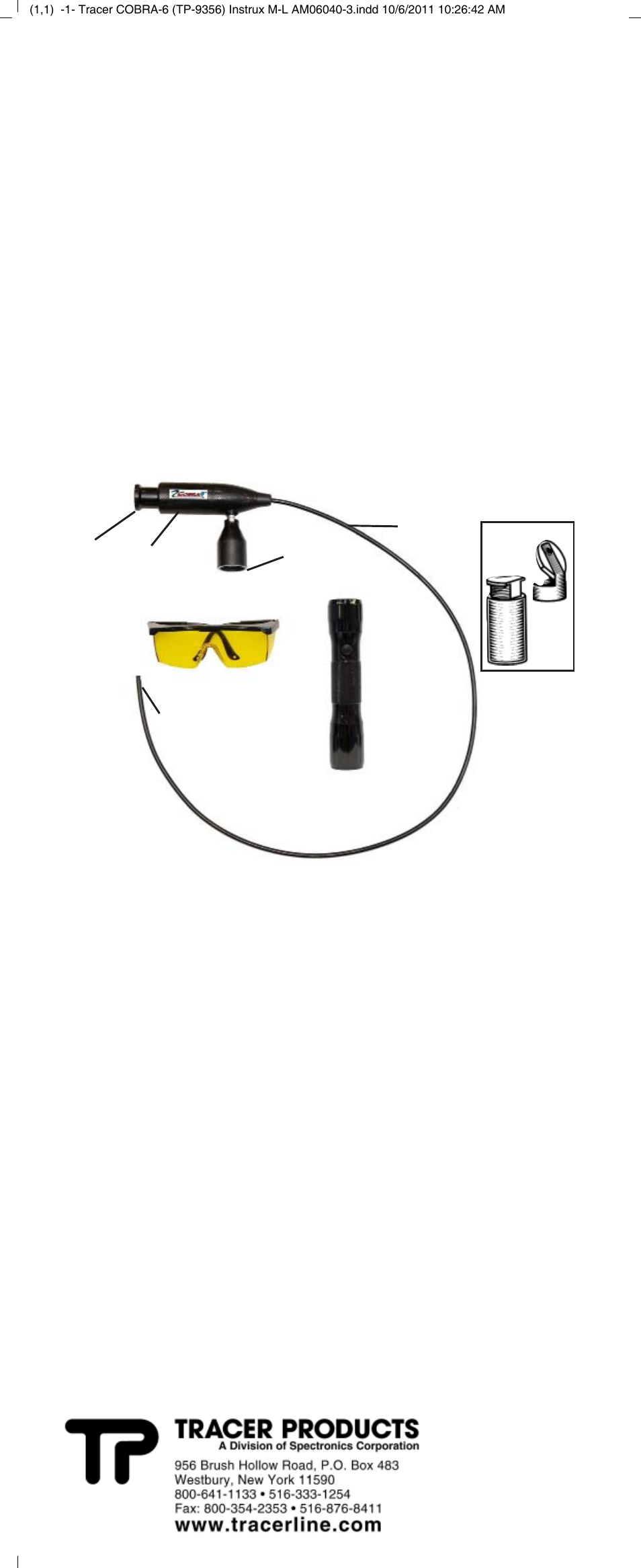 Tracer TP-9356 COBRA-6 M-L AM06040-3 User Manual | Page 8 / 8