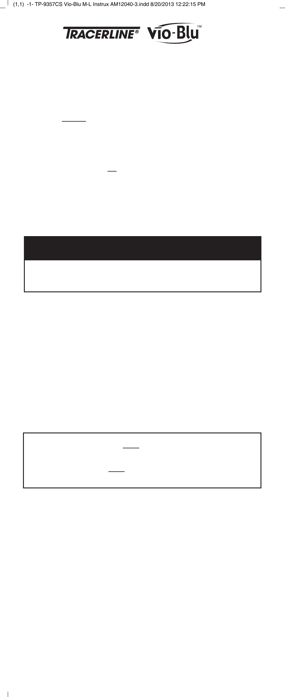 Parte no. tp-9357cs | Tracer TP-9357CS Vio-Blu M-L AM12040-3 User Manual | Page 3 / 4