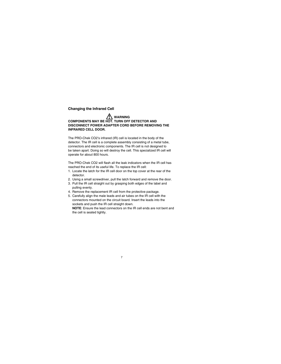 Tracer TP-9361 PRO-Chek CO2 AM08043 User Manual | Page 7 / 12
