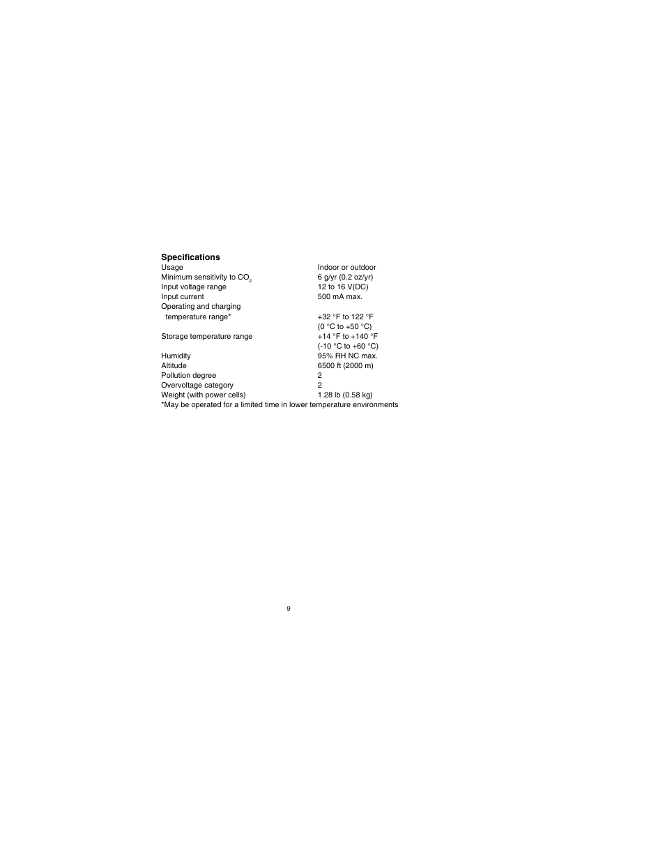 Tracer TP-9361 PRO-Chek CO2 AM08043 User Manual | Page 9 / 12
