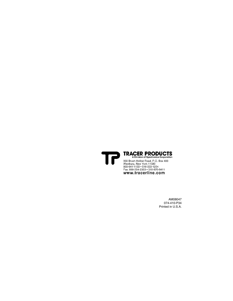 Tracer TP-9362 PRO-Chek CO AM08047 User Manual | Page 7 / 7