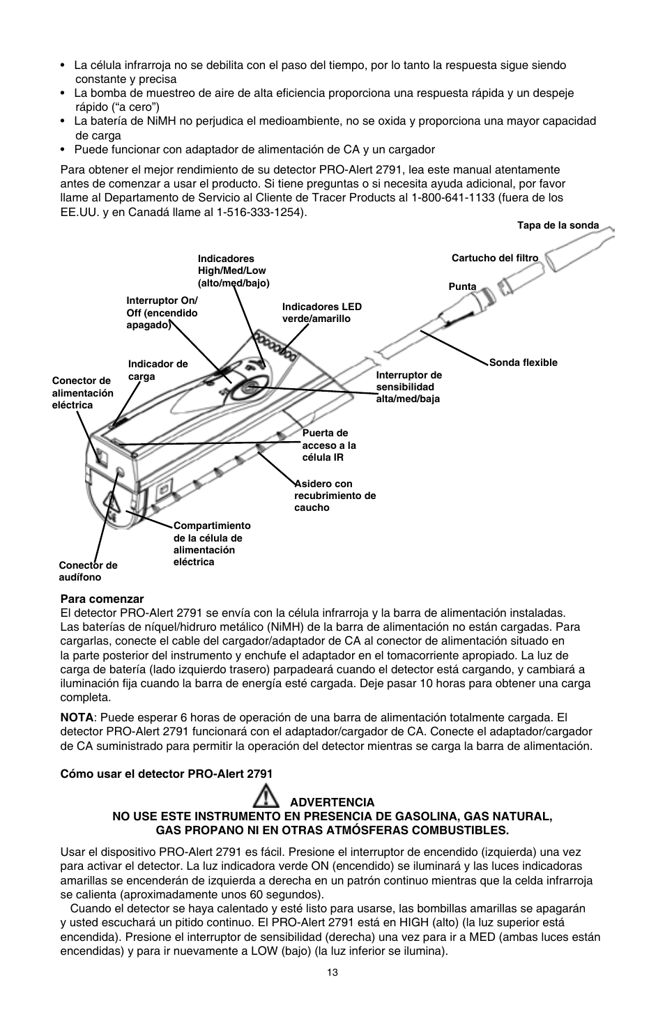 Tracer TP-9364 PRO-Alert 2791 AM08046-2 User Manual | Page 13 / 24