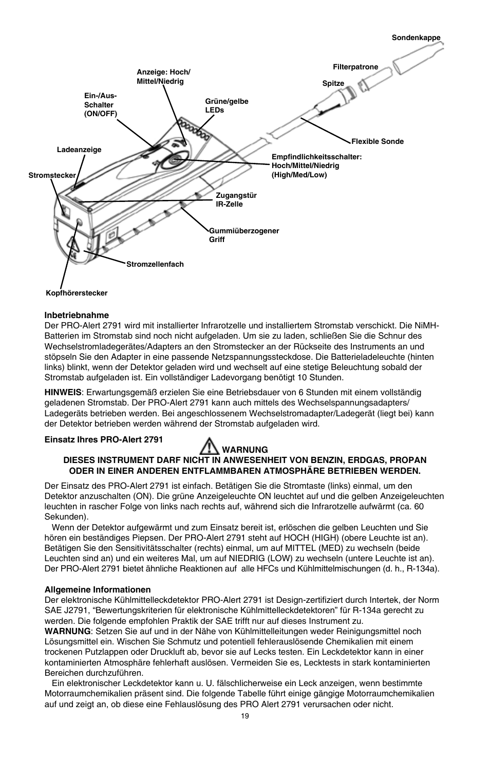 Tracer TP-9364 PRO-Alert 2791 AM08046-2 User Manual | Page 19 / 24