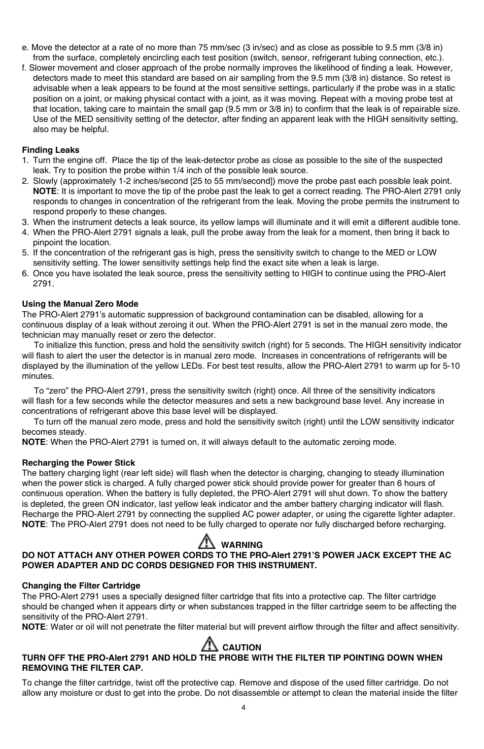Tracer TP-9364 PRO-Alert 2791 AM08046-2 User Manual | Page 4 / 24