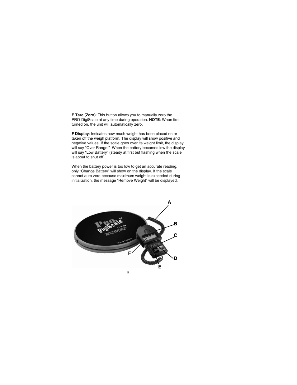Tracer TP-9366 PRO-DigiScale AM08044 User Manual | Page 4 / 7