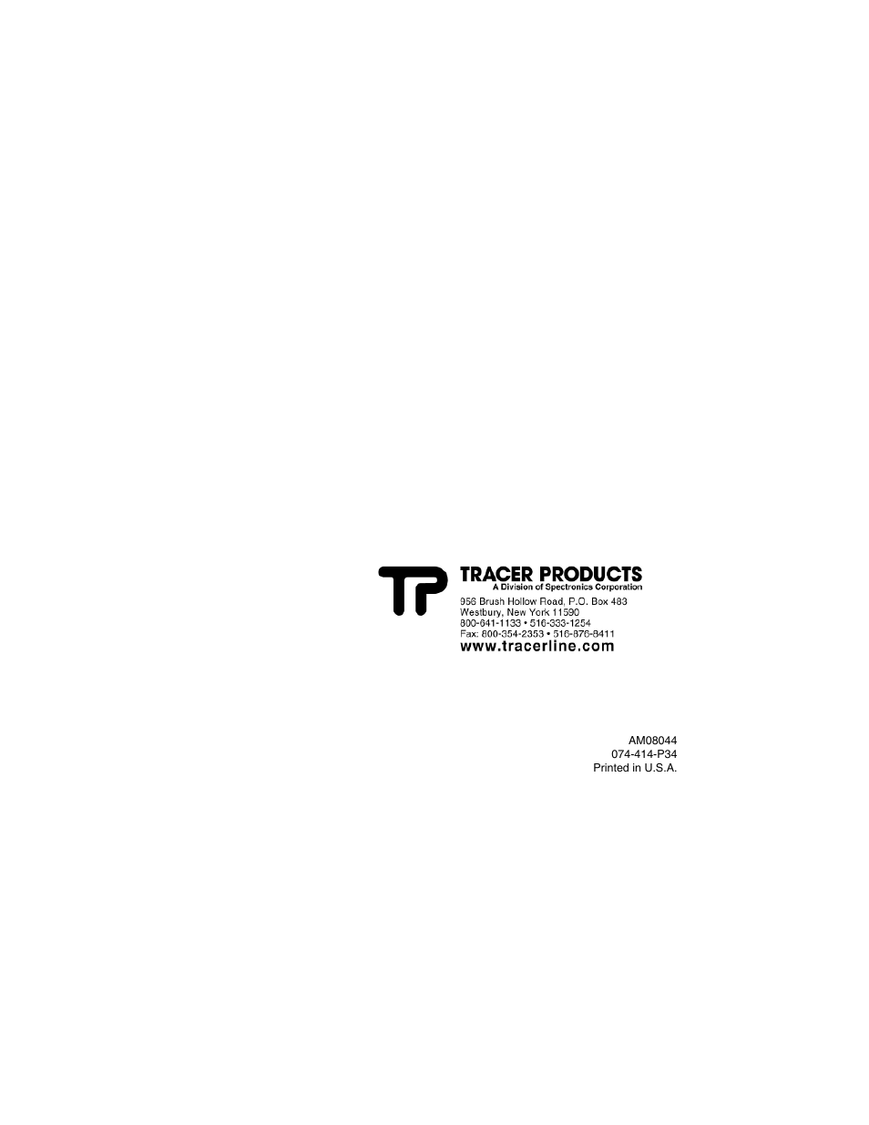 Tracer TP-9366 PRO-DigiScale AM08044 User Manual | Page 7 / 7