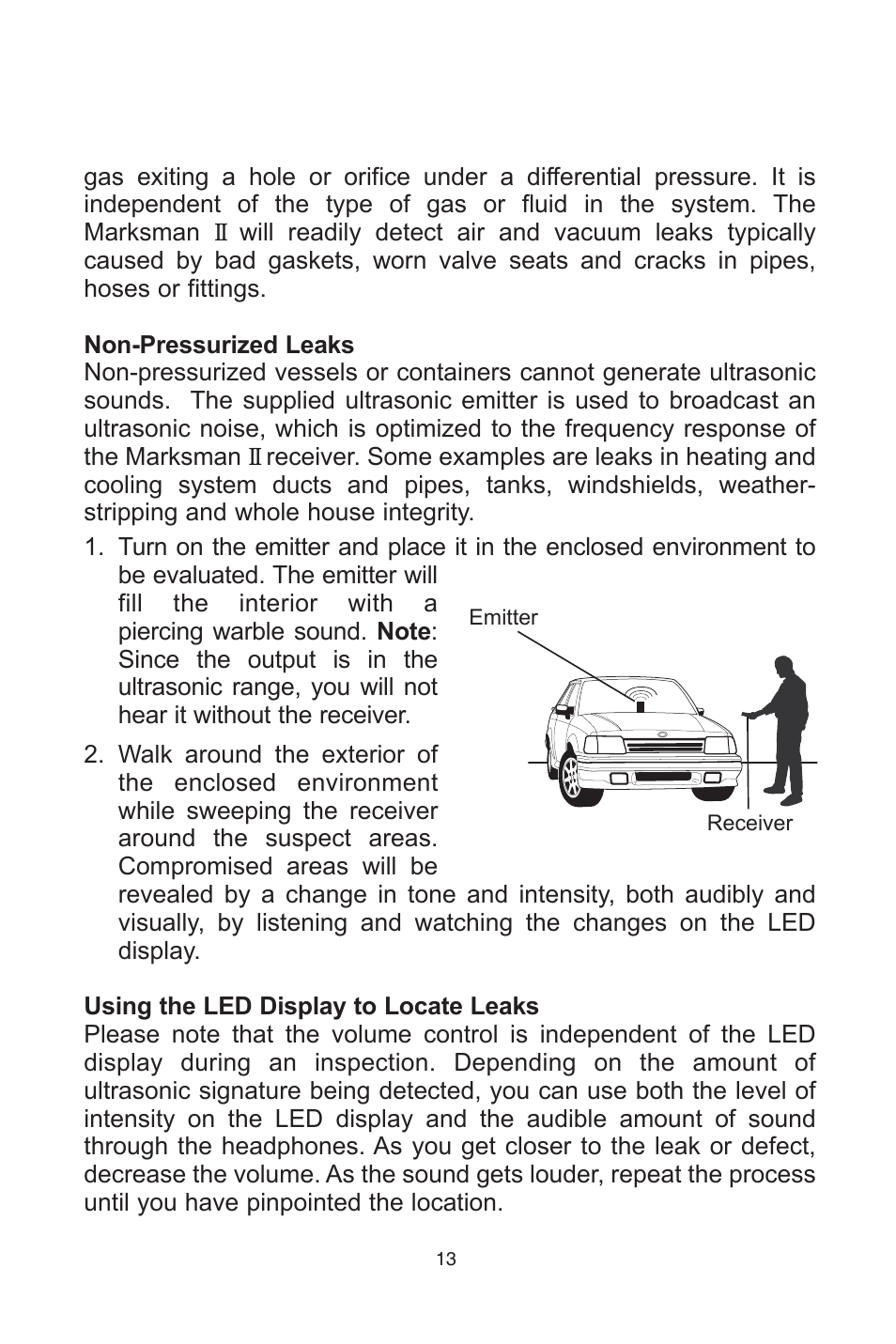 Tracer TP-9367 Marksman II AM12002 User Manual | Page 13 / 20