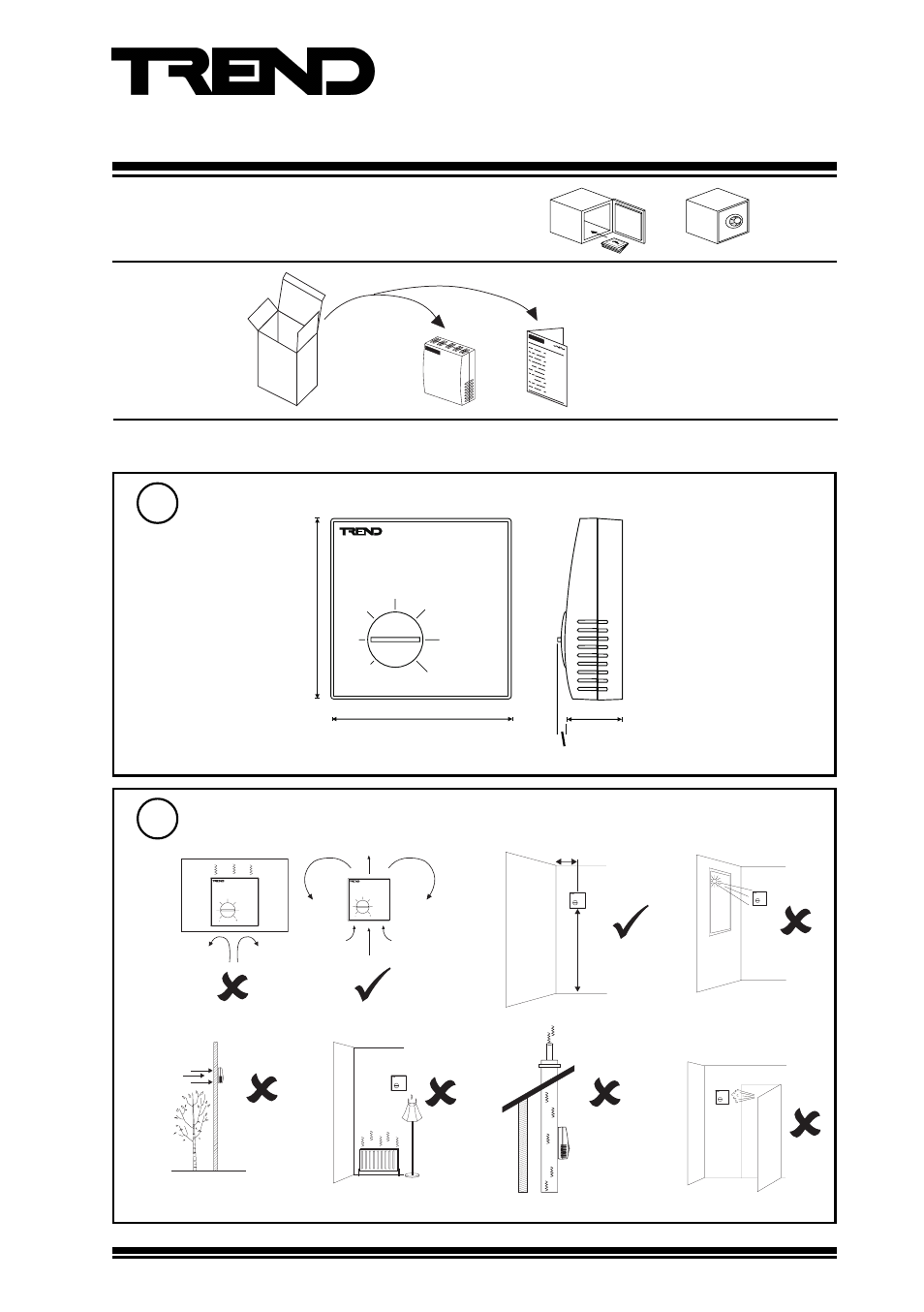 TREND TB_TS_K User Manual | 4 pages