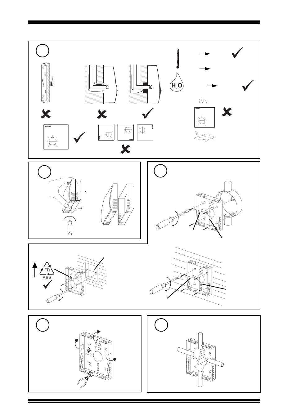 Tb/ts/k installation instructions, Installation | TREND TB_TS_K User Manual | Page 2 / 4