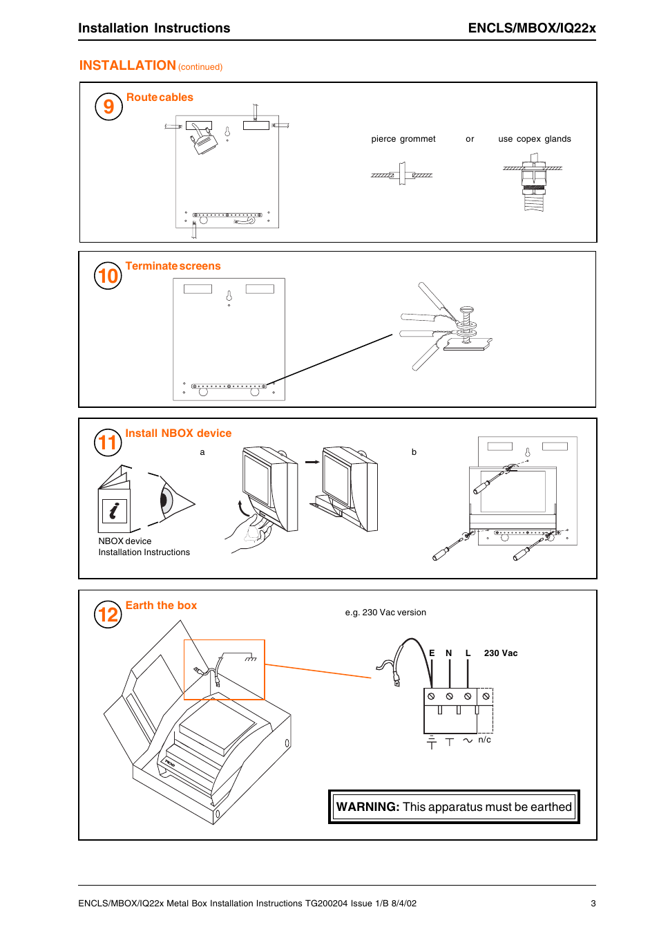 TREND ENCLS_MBOX_IQ22x User Manual | Page 3 / 4