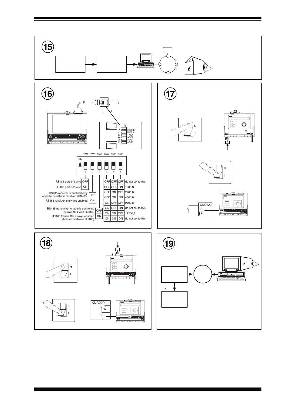 Installation instructions nbox/xnc220, 2 installation - configuration, Test output | Test system, Compile and run tcl code, Test inputs, Tx rx ok, Tx rx ok 1 2 | TREND NBOX_XNC220 User Manual | Page 7 / 12