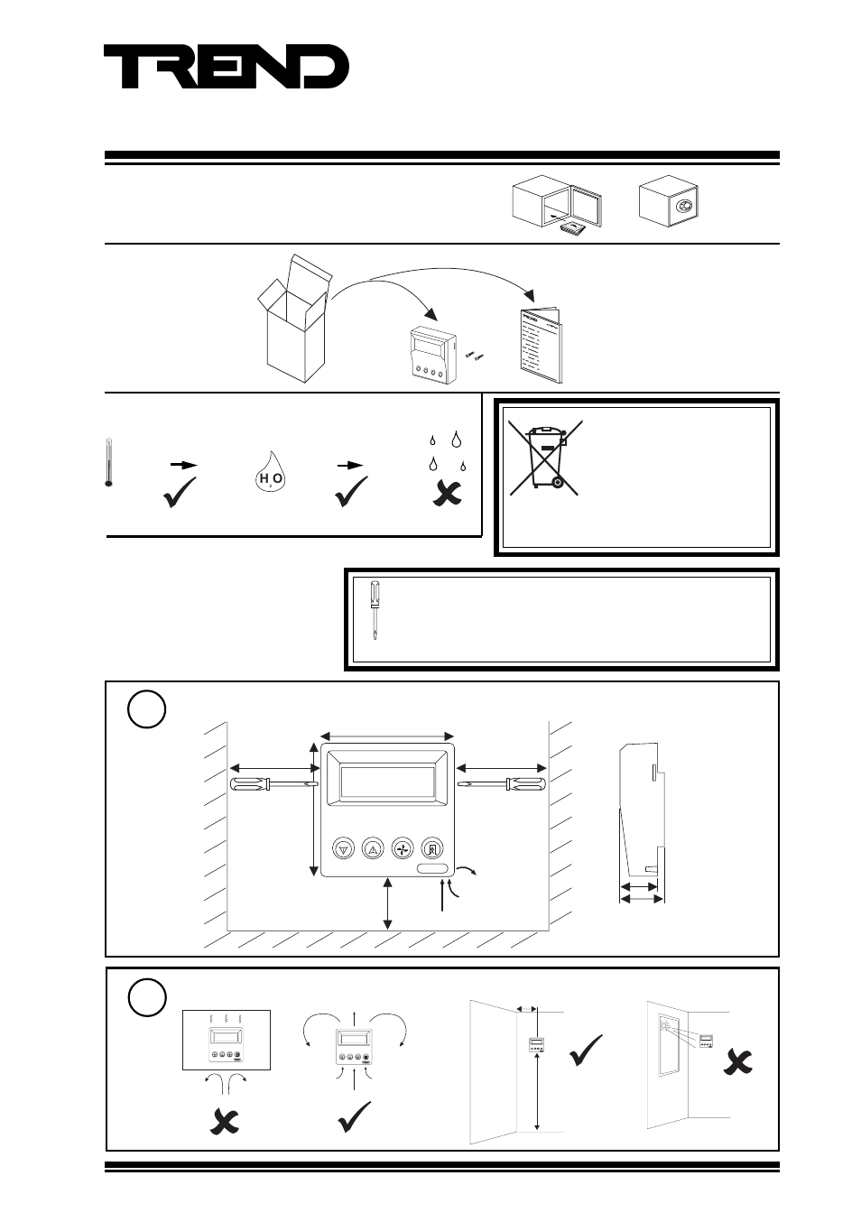 TREND RD-IQ User Manual | 8 pages