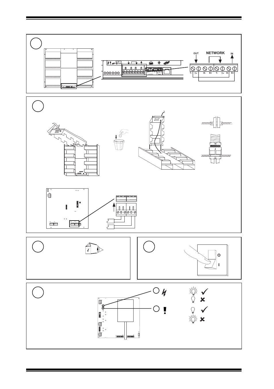 Link network connectors, Connect to lonworks, Check settings | Switch on, Check node controller | TREND KIT_NODE_IQ25x User Manual | Page 6 / 8