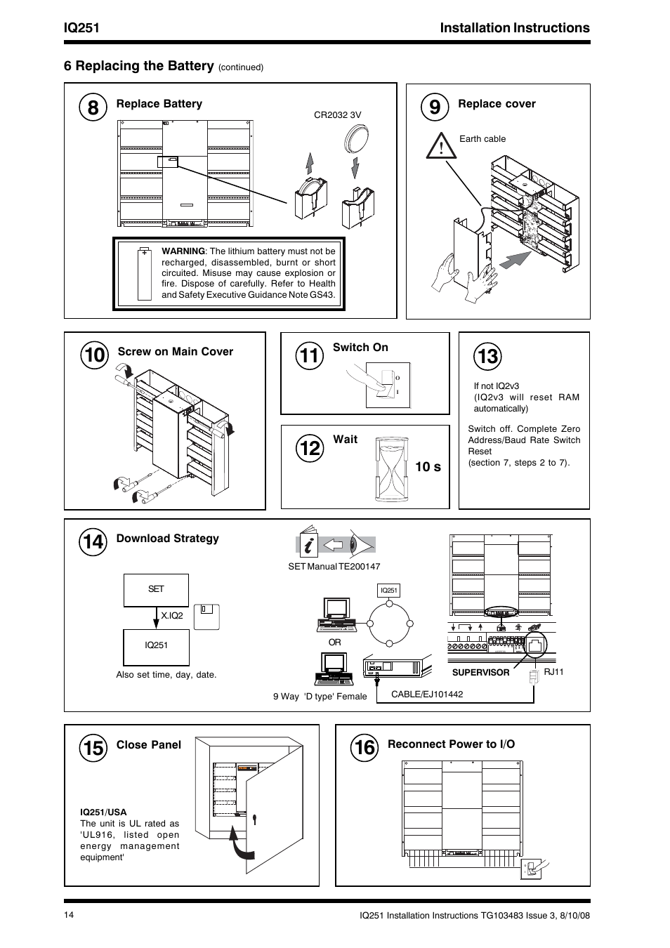 10 s | TREND IQ251 User Manual | Page 14 / 16