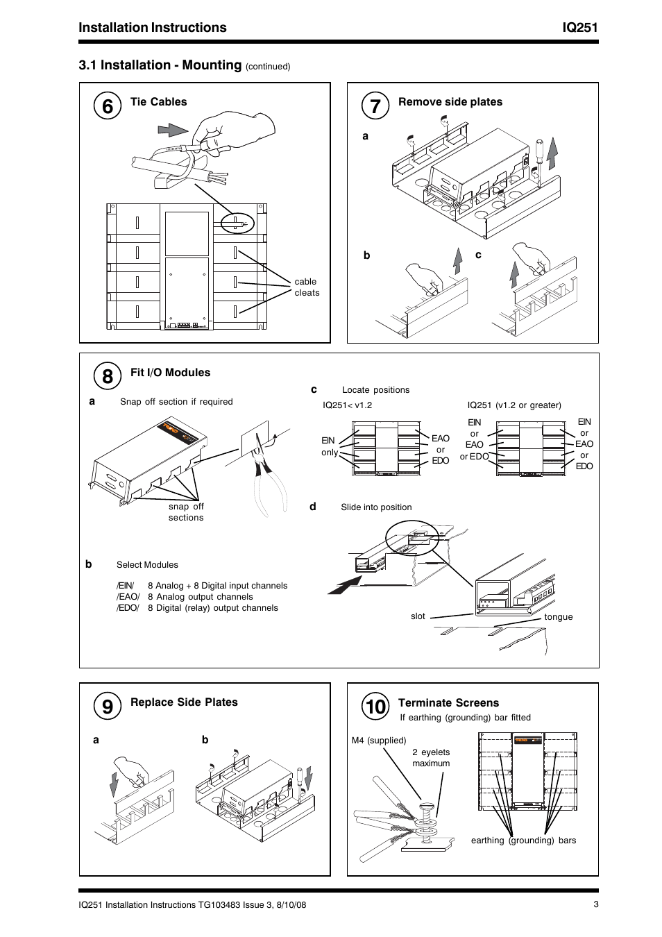 TREND IQ251 User Manual | Page 3 / 16