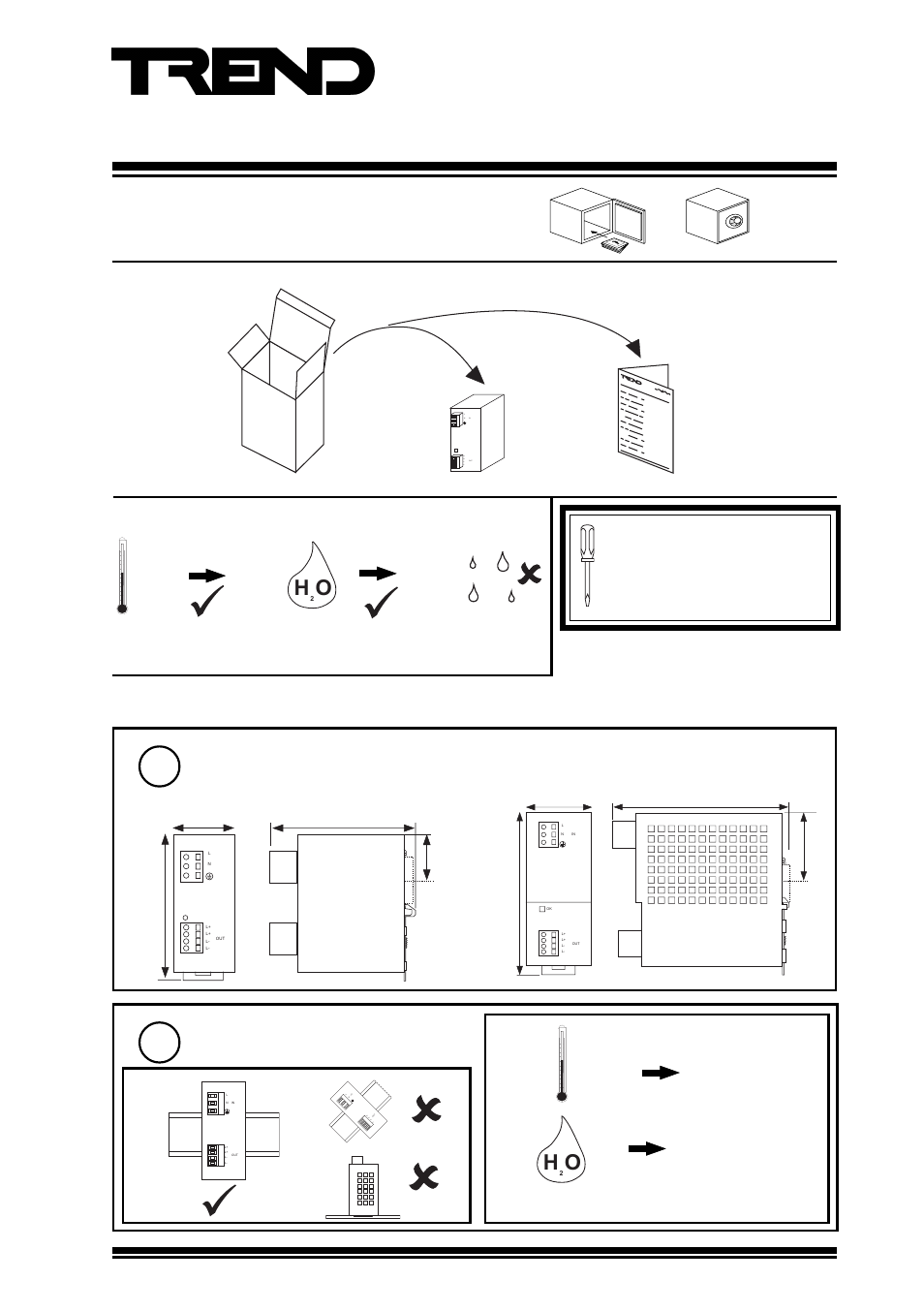 TREND PSR230_24 User Manual | 4 pages