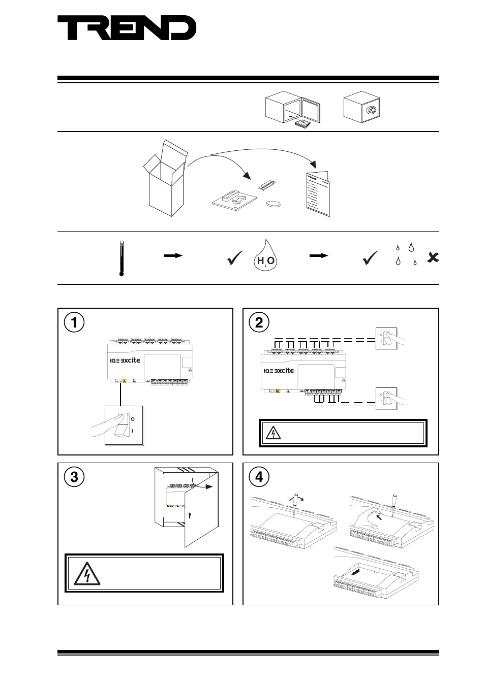 TREND XCITE_BBC User Manual | 2 pages