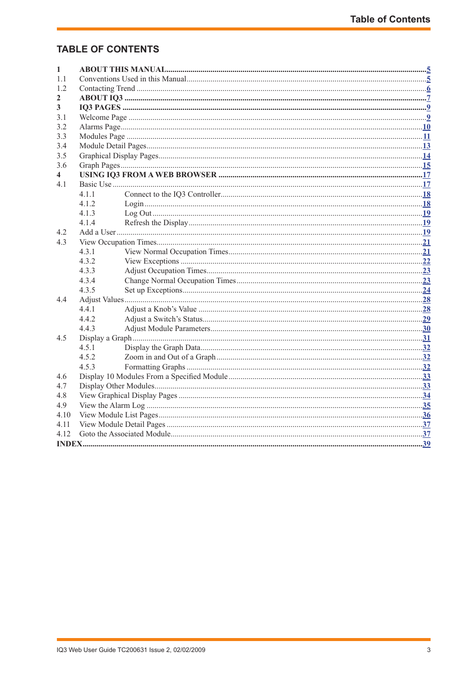TREND IQ3 User Guide User Manual | Page 3 / 40