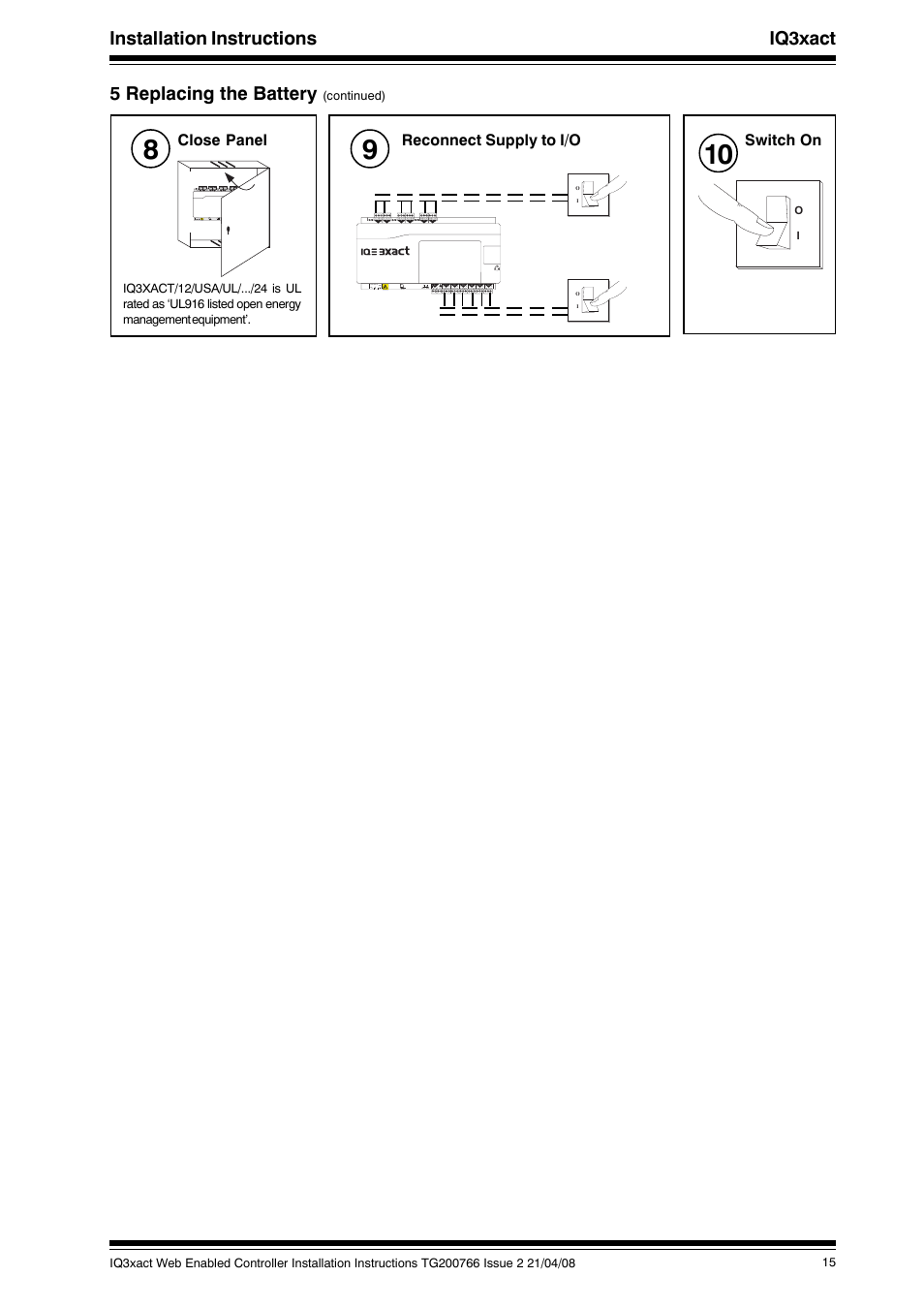 TREND IQ3xact User Manual | Page 15 / 16