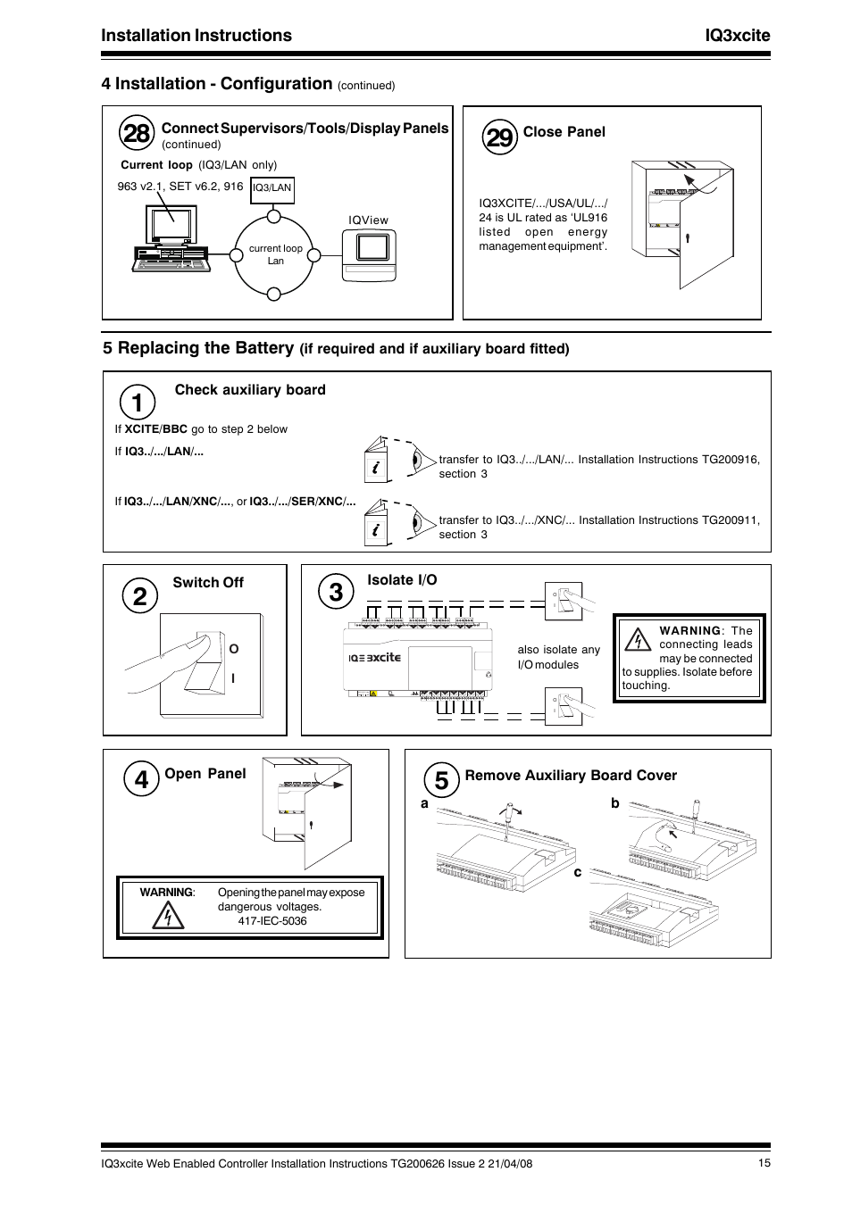 4 installation - configuration | TREND IQ3xcite User Manual | Page 15 / 16