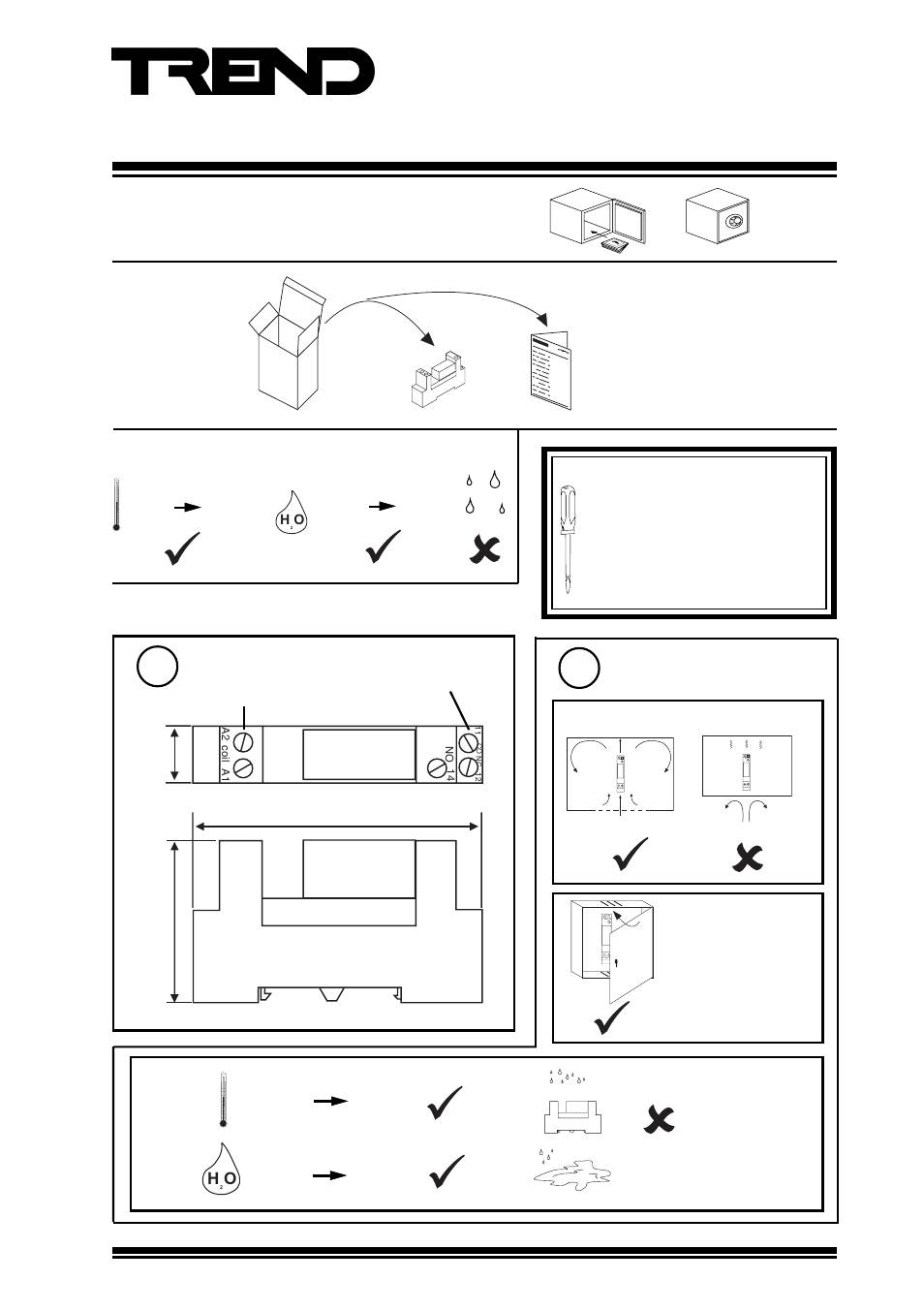 TREND SRMV User Manual | 4 pages