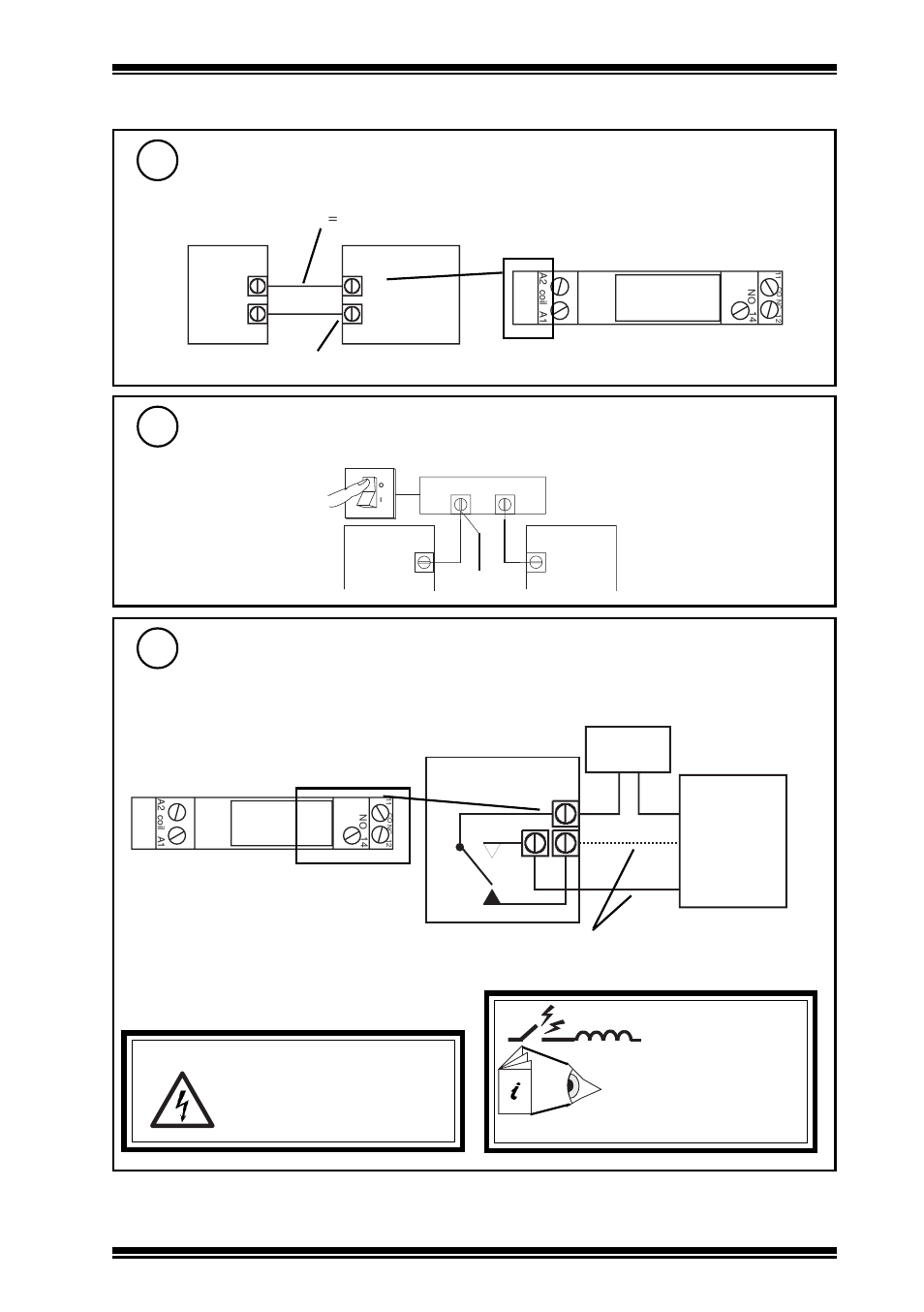 Installation instructions srmv, 3 installation, Wire module to controller | Ensure hvac equipment power supply is switched off, Connect relay to hvac equipment | TREND SRMV User Manual | Page 3 / 4