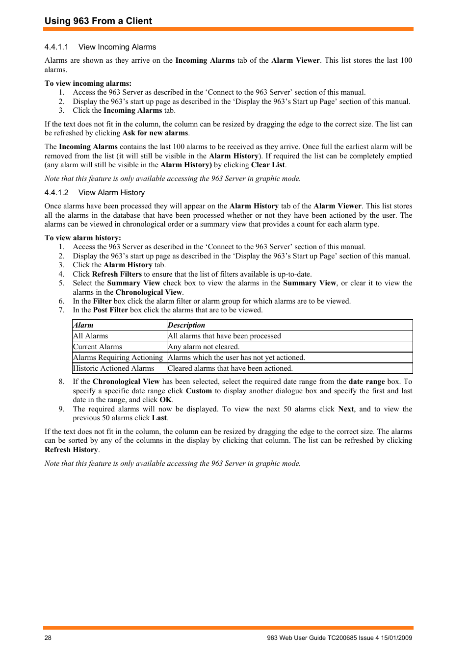 TREND 963 Web User Guide User Manual | Page 28 / 50
