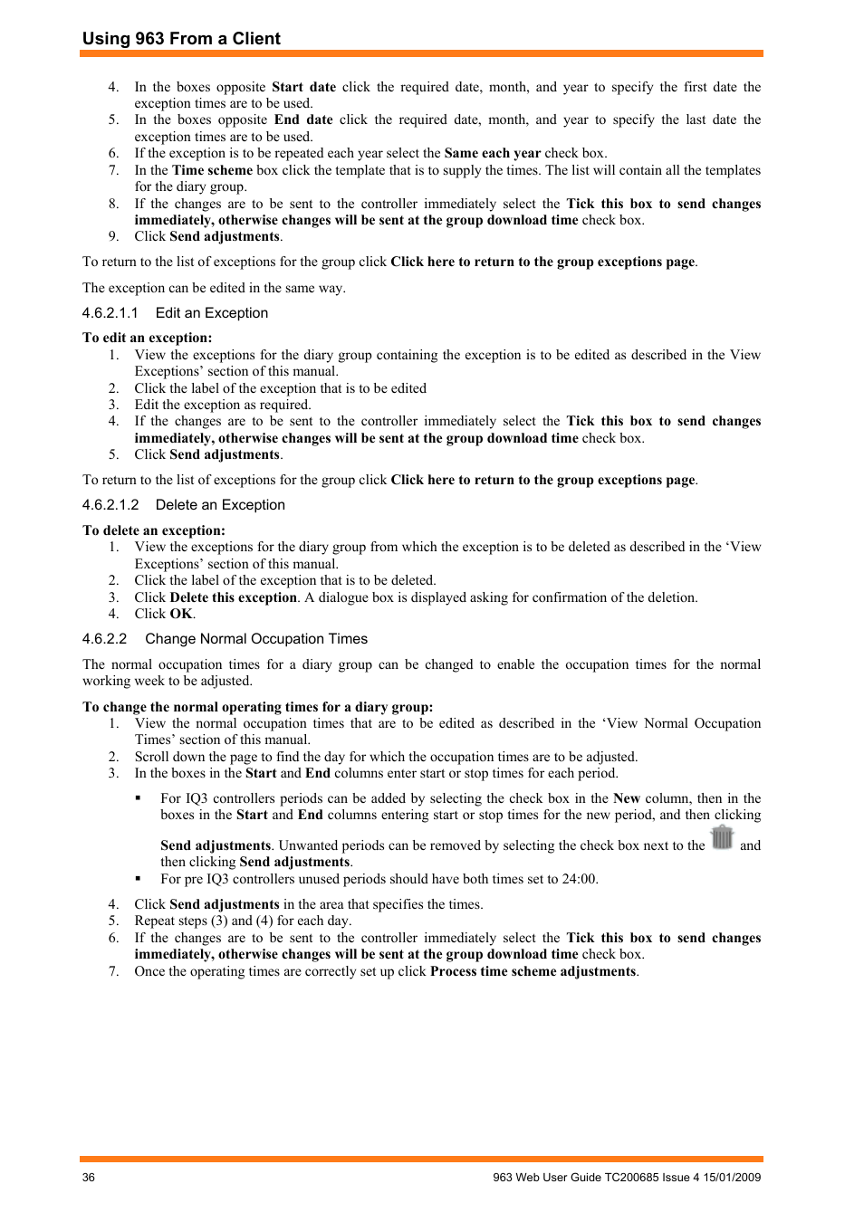 TREND 963 Web User Guide User Manual | Page 36 / 50