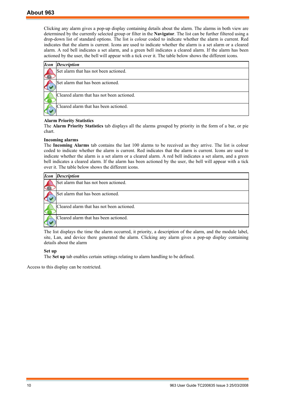 TREND 963 User Guide User Manual | Page 10 / 96