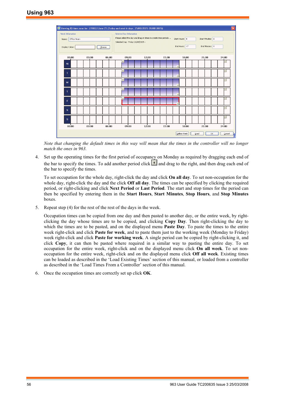 TREND 963 User Guide User Manual | Page 56 / 96