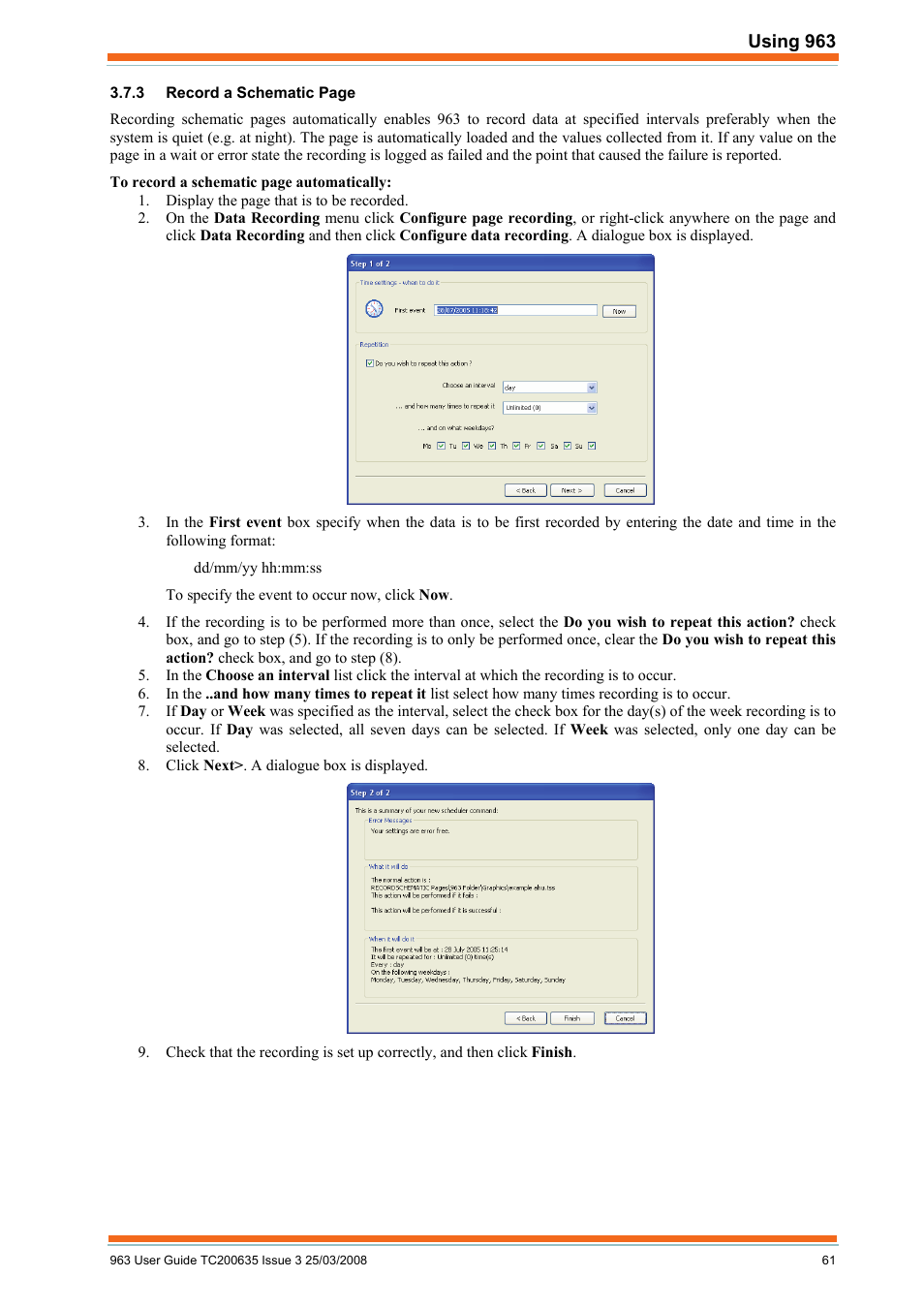 TREND 963 User Guide User Manual | Page 61 / 96