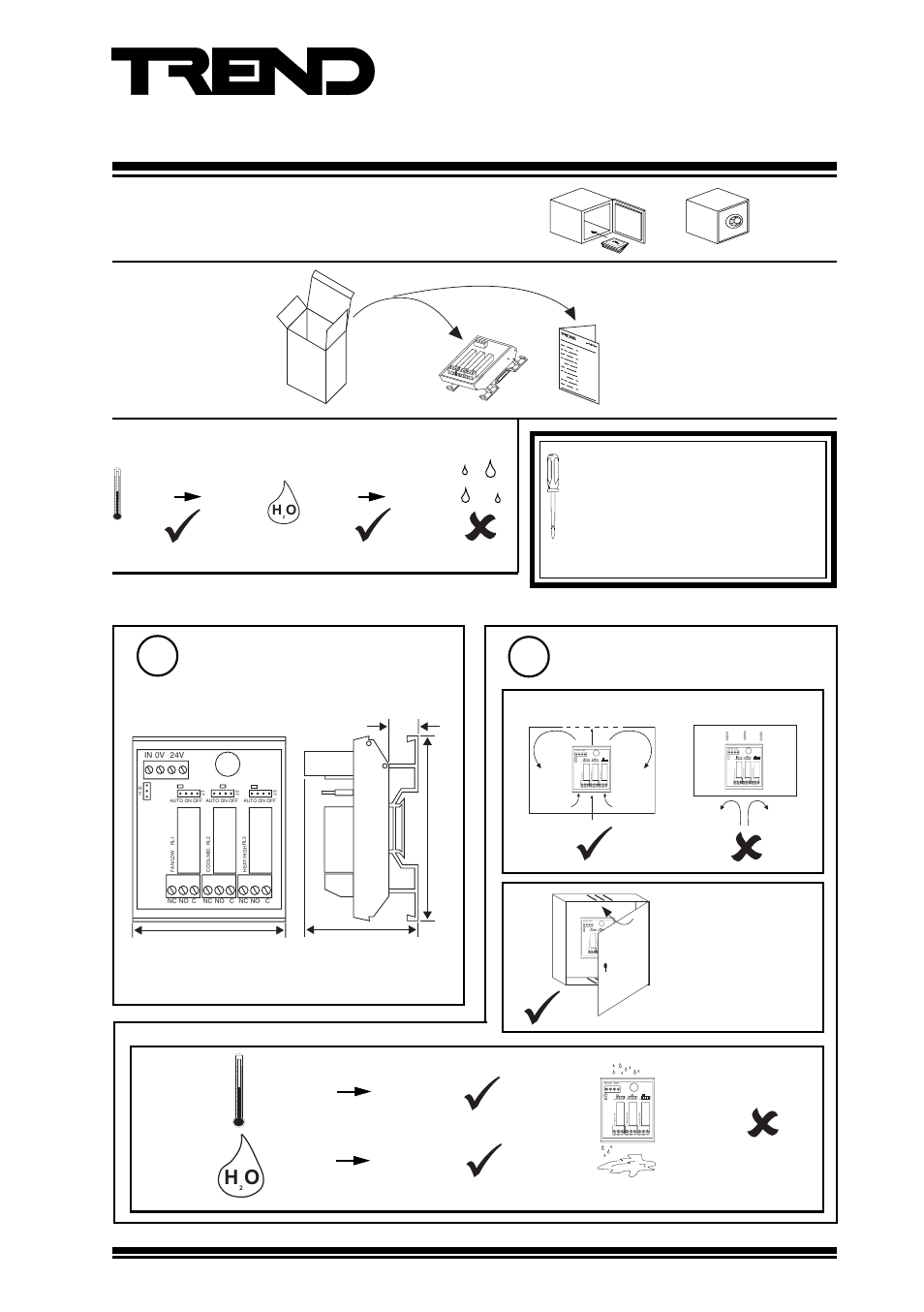 TREND 3RM_24VAC User Manual | 4 pages