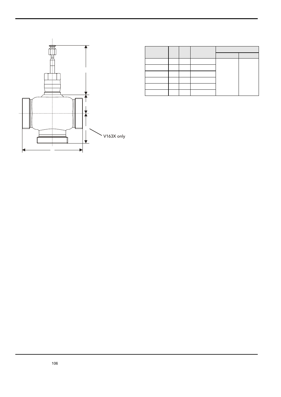 Dimensions | TREND V163X User Manual | Page 4 / 4