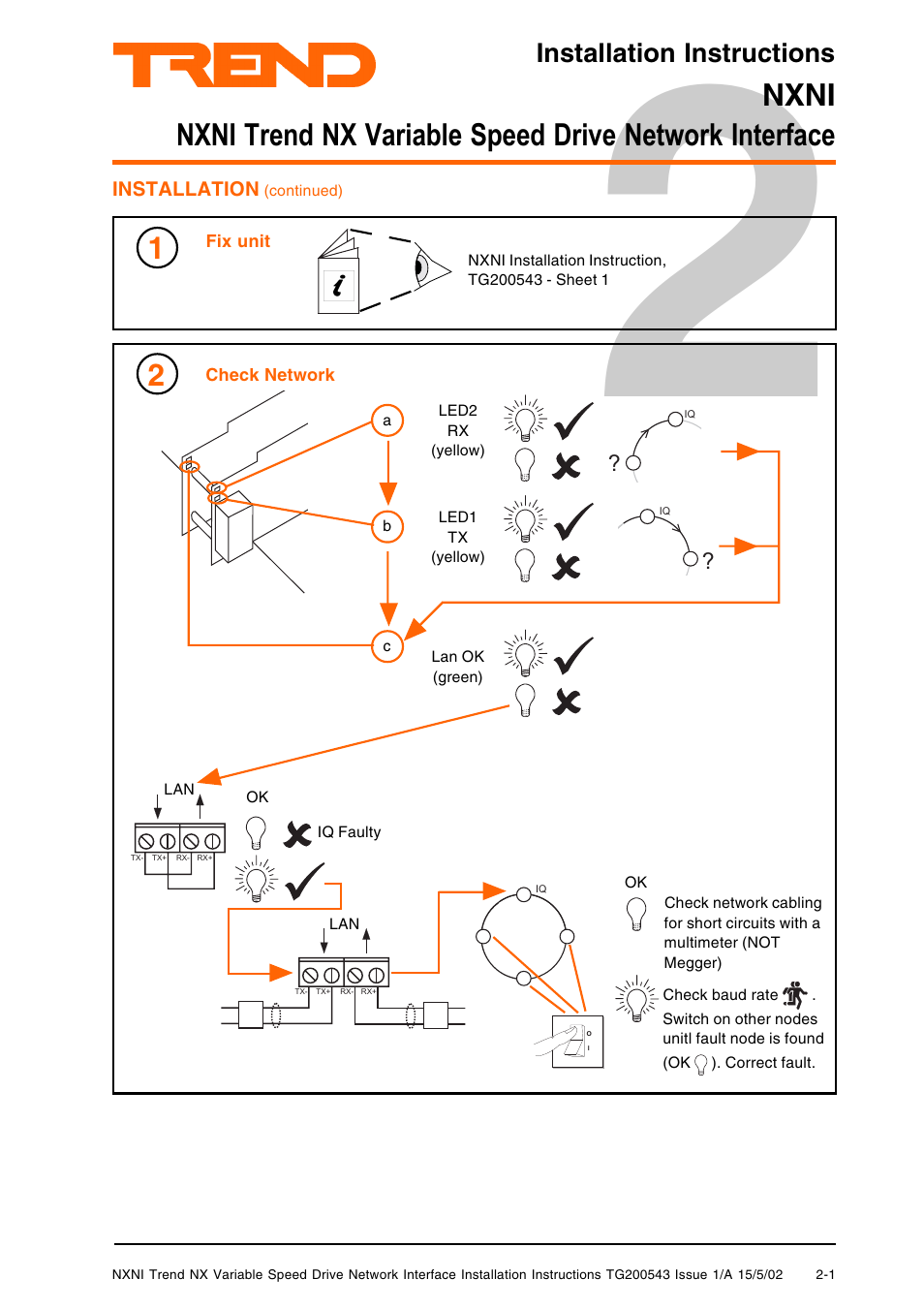 TREND NXNI User Manual | Page 5 / 8