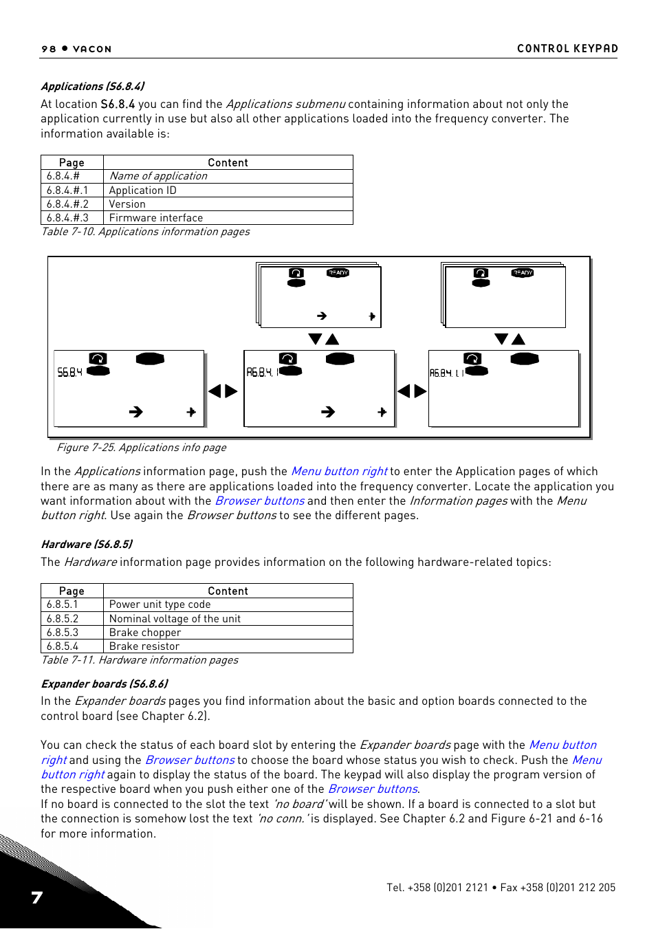 A1 a7, Nxfiff01, Applications basic | Application id, D1 d3 | TREND NX Variable Speed Drives User Manual | Page 115 / 136