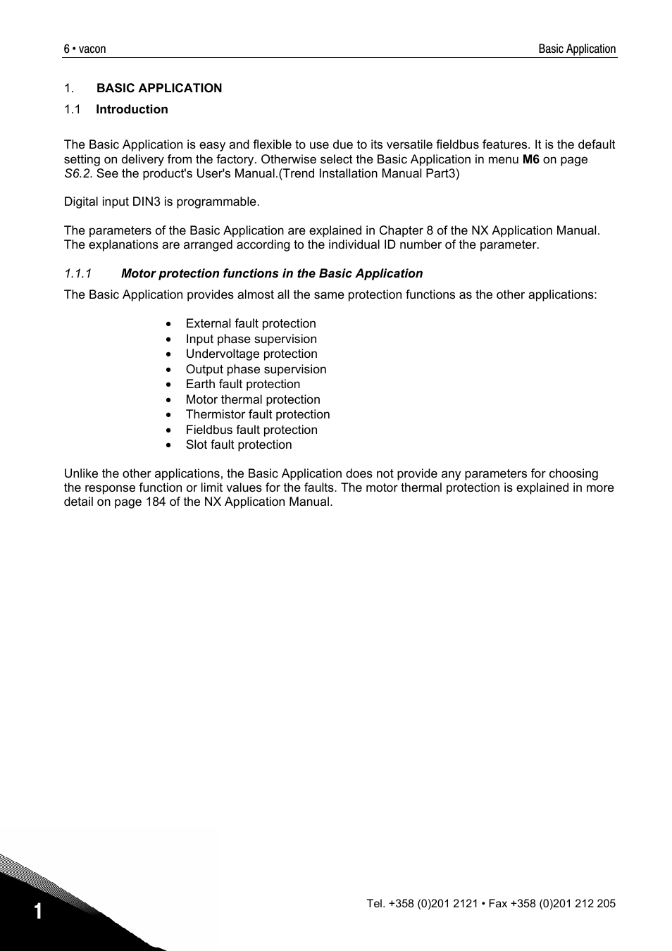 TREND NX Variable Speed Drives User Manual | Page 124 / 136