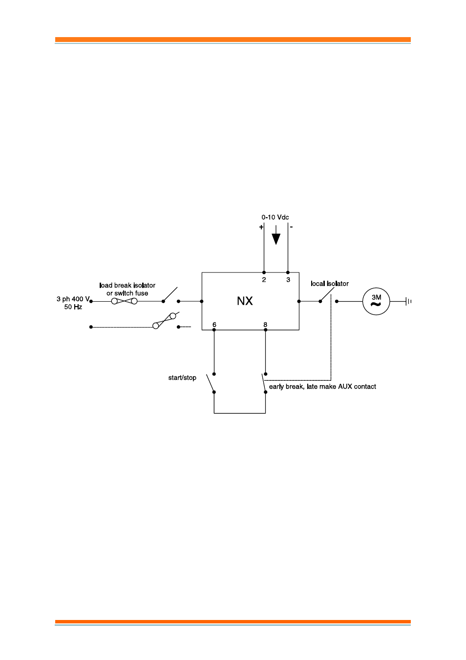 2 sample applications, 1 nx drive - stand alone, Sample applications | Nx drive - stand alone | TREND NX Variable Speed Drives User Manual | Page 14 / 136