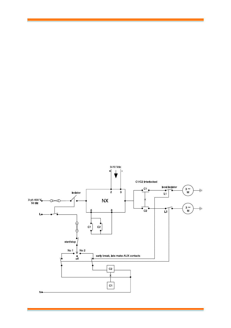 5 nx drive with duty/standby motors, Nx drive with duty/standby motors | TREND NX Variable Speed Drives User Manual | Page 18 / 136