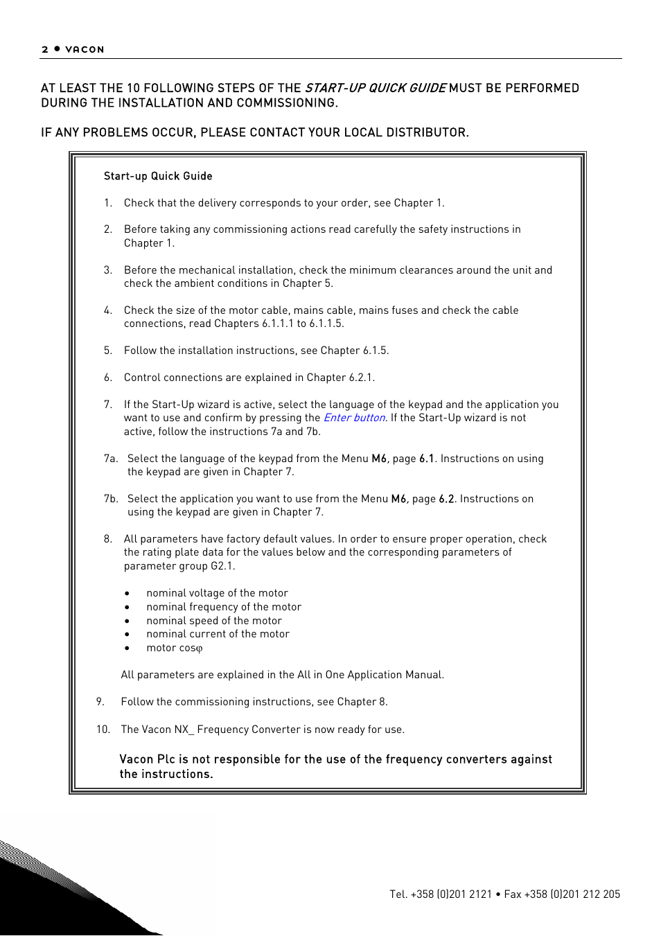 TREND NX Variable Speed Drives User Manual | Page 19 / 136