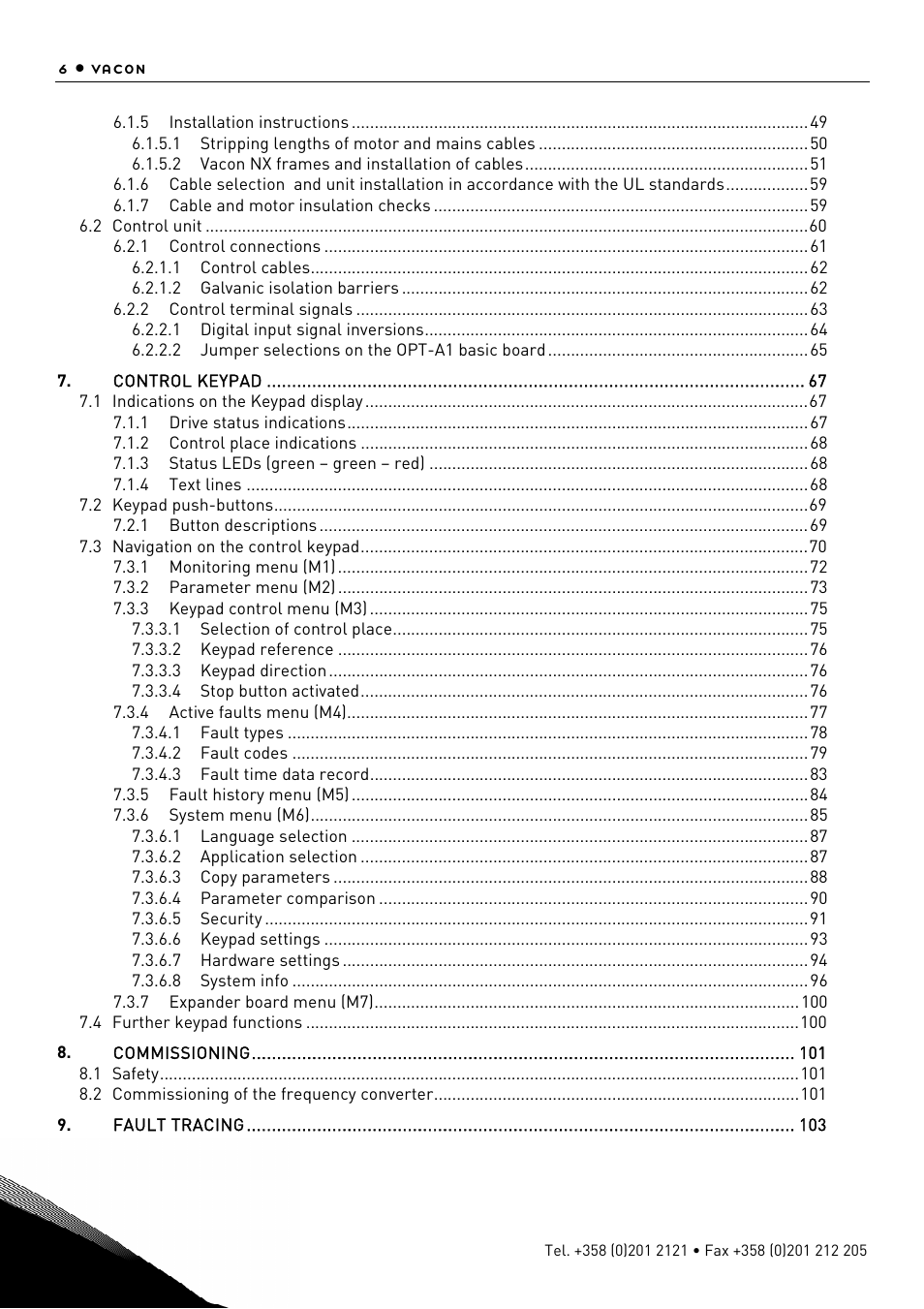 TREND NX Variable Speed Drives User Manual | Page 23 / 136