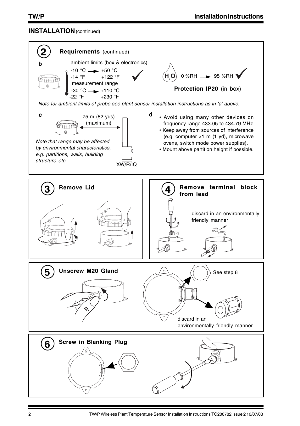 TREND TW_P User Manual | Page 2 / 4