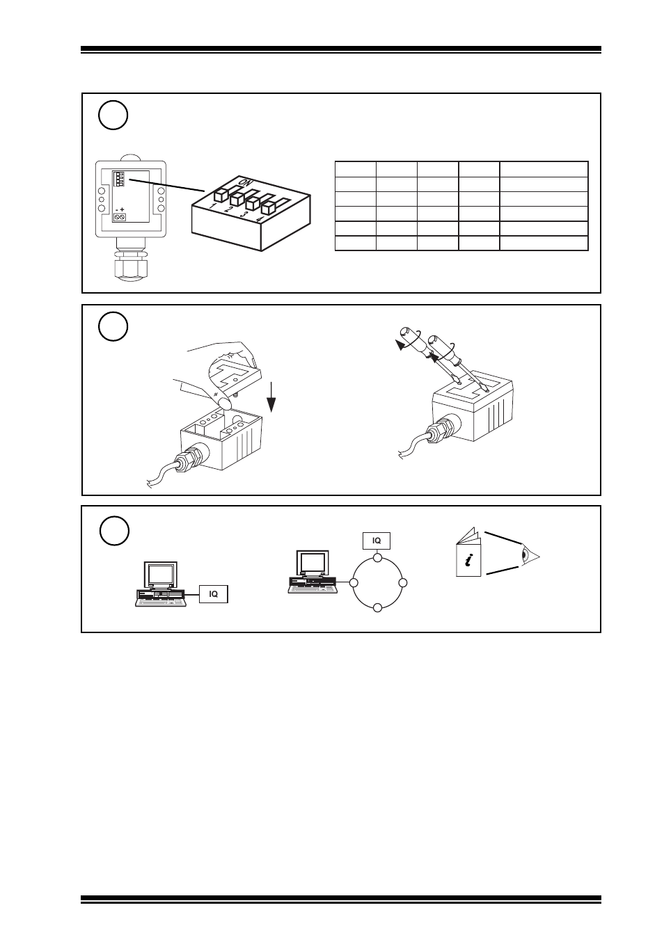 Installation instructions llo, Installation, Set up range | Replace lid, Configure iq | TREND LLO User Manual | Page 3 / 4